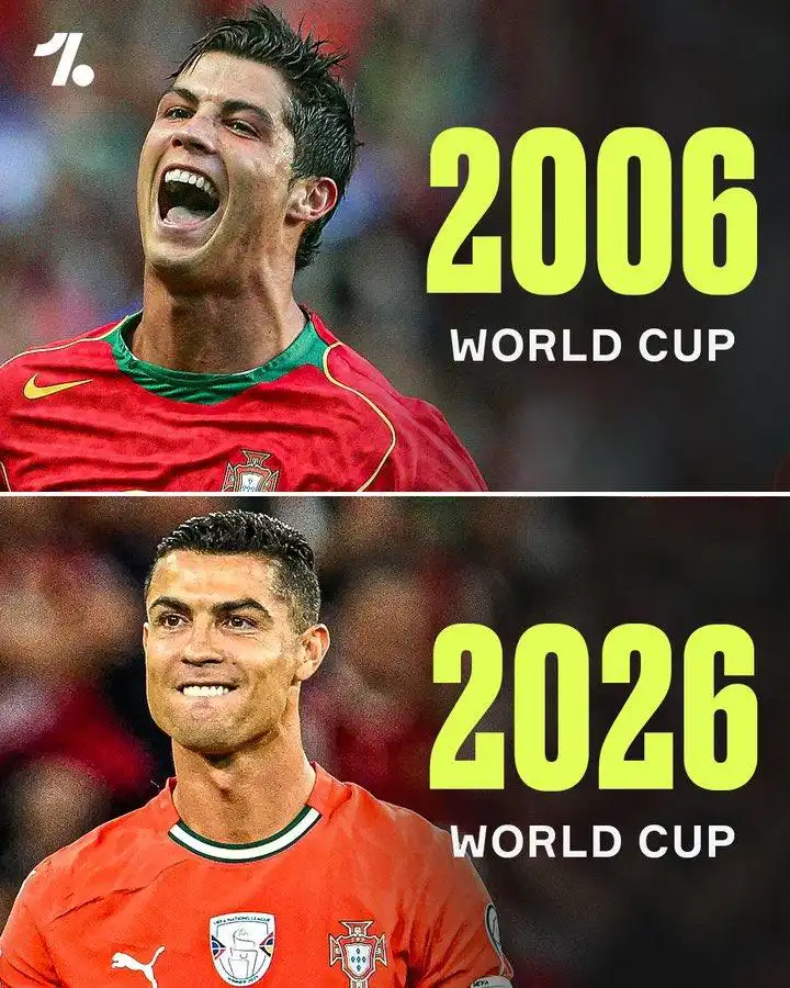 Cristiano Ronaldo có lần thứ 6 tham dự World Cup với mục tiêu vẫn là ngôi vị cao nhất (Ảnh: One Football).